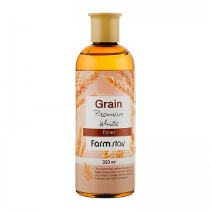 Смягчающий тонер с экстрактом ростков пшеницы FarmStay Grain Premium White Toner 350мл
