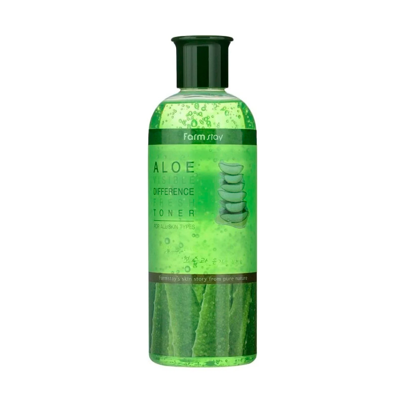 Освежающий тонер с экстрактом алоэ FarmStay Aloe Visible Difference Fresh Toner 350мл Освежающий тонер с экстрактом алоэ FarmStay Aloe Visible Difference Fresh Toner 350мл
