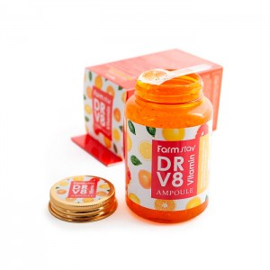 Витаминная сыворотка для лица FARMSTAY DR V8 Vitamin Ampoule - 250 мл