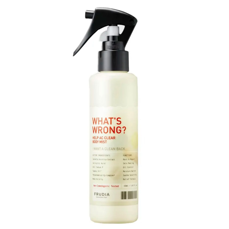 Противовоспалительный мист для тела Frudia Whats Wrong Help AC Clear Body Mist 150мл Противовоспалительный мист для тела Frudia Whats Wrong Help AC Clear Body Mist 150мл