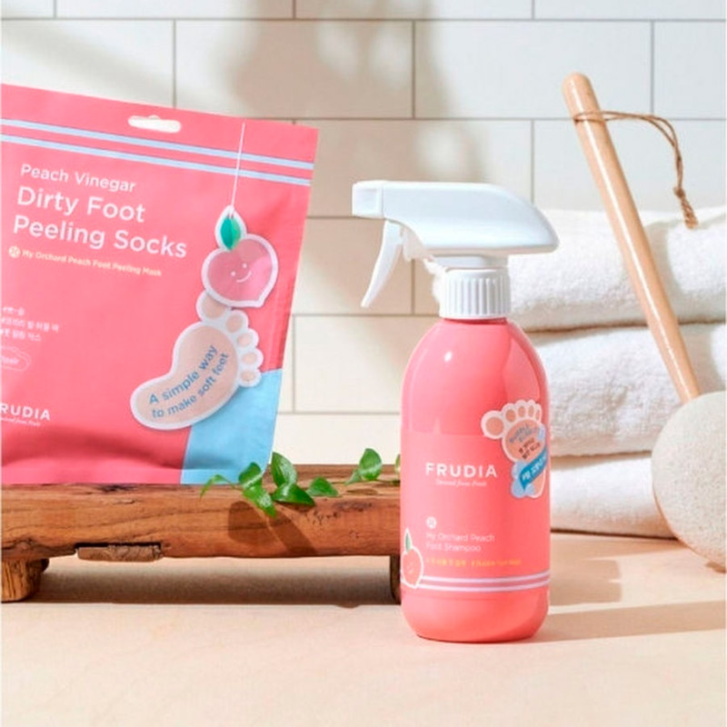 Шампунь для ног с ароматом персика FRUDIA My Orchard Peach Foot Shampoo 390мл