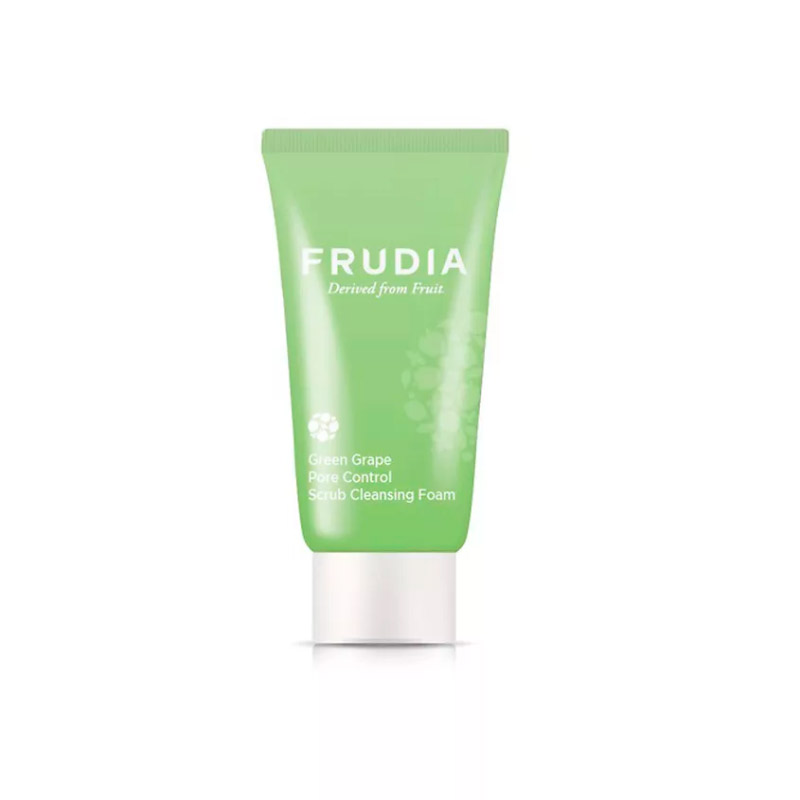 Миниатюра себорегулирующей пенки-скраба FRUDIA Green Grape Pore Control Scrub Cleansing Foam 30 мл Миниатюра себорегулирующей пенки-скраба FRUDIA Green Grape Pore Control Scrub Cleansing Foam 30 мл