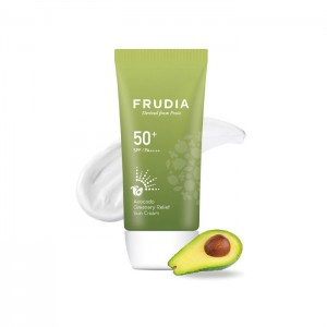 Солнцезащитный крем с авокадо FRUDIA Avocado Greenery Relief Sun Cream SPF50+ PA++++ - 50мл