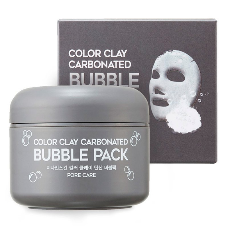 Кислородная очищающая маска G9 SKIN Color Clay Carbonated Bubble Pack - 100 мл