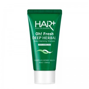 Миниатюра освежающего шампуня Hair Plus Oh Fresh Deep Herbal Shampoo 50 мл