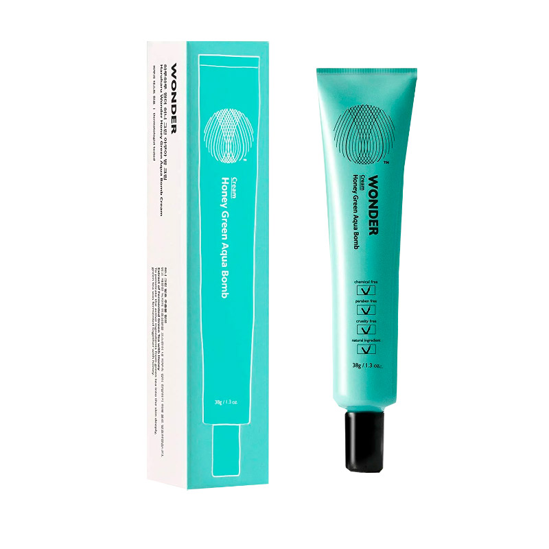 Ультраувлажняющий липосомный крем Haruharu Wonder Honey Green Aqua Bomb Cream 38 мл Ультраувлажняющий липосомный крем Haruharu Wonder Honey Green Aqua Bomb Cream 38 мл