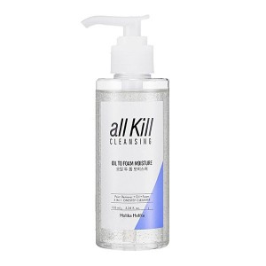 Очищающее масло-пенка HOLIKA HOLIKA All Kill Cleansing Oil To Foam Moist - 155 мл.