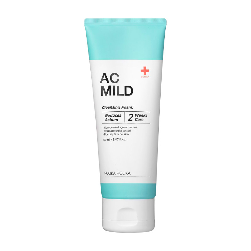 Пенка для умывания для проблемной кожи Holika Holika AC Mild Cleansing Foam 150мл Пенка для умывания для проблемной кожи Holika Holika AC Mild Cleansing Foam 150мл