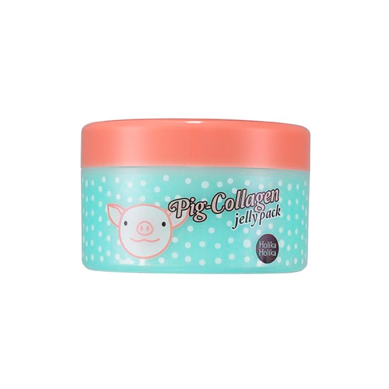 Ночная маска для лица с коллагеном HOLIKA HOLIKA Pig Collagen Jelly Pack - 80 гр.