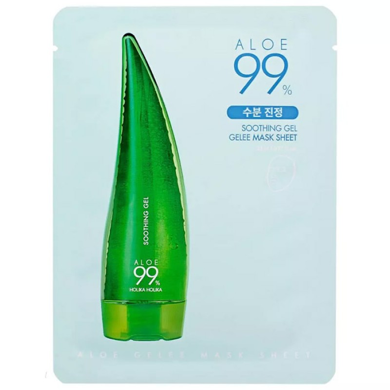 Тканевая маска для лица HOLIKA HOLIKA Aloe 99% Soothing Gel Jelly Mask Sheet  23 мл