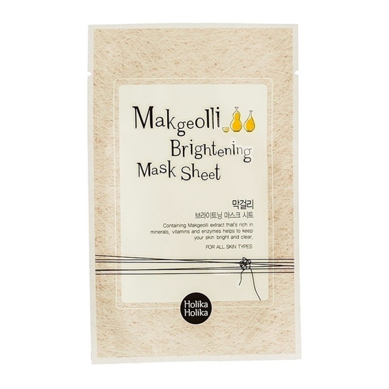 Тканевая маска Holika Holika Makgeolli Brightening Mask Sheet - 20ml