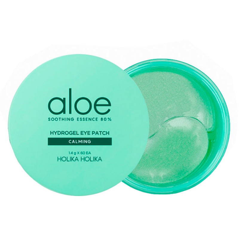 Успокаивающие гидрогелевые патчи с алоэ для век HOLIKA HOLIKA Aloe Soothing Essence 80% Hydrogel Eye Patch Calming - 60 шт Успокаивающие гидрогелевые патчи с алоэ для век HOLIKA HOLIKA Aloe Soothing Essence 80% Hydrogel Eye Patch Calming - 60 шт