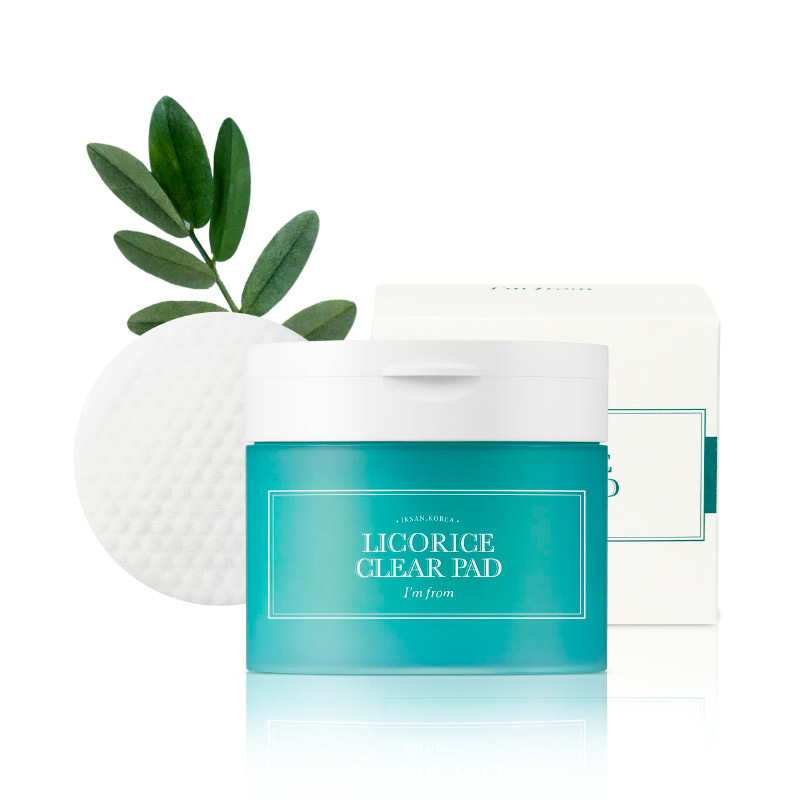 Очищающие пэды с экстрактом солодки I'm From Licorice Clear Pad 60шт Очищающие пэды с экстрактом солодки I'm From Licorice Clear Pad 60шт