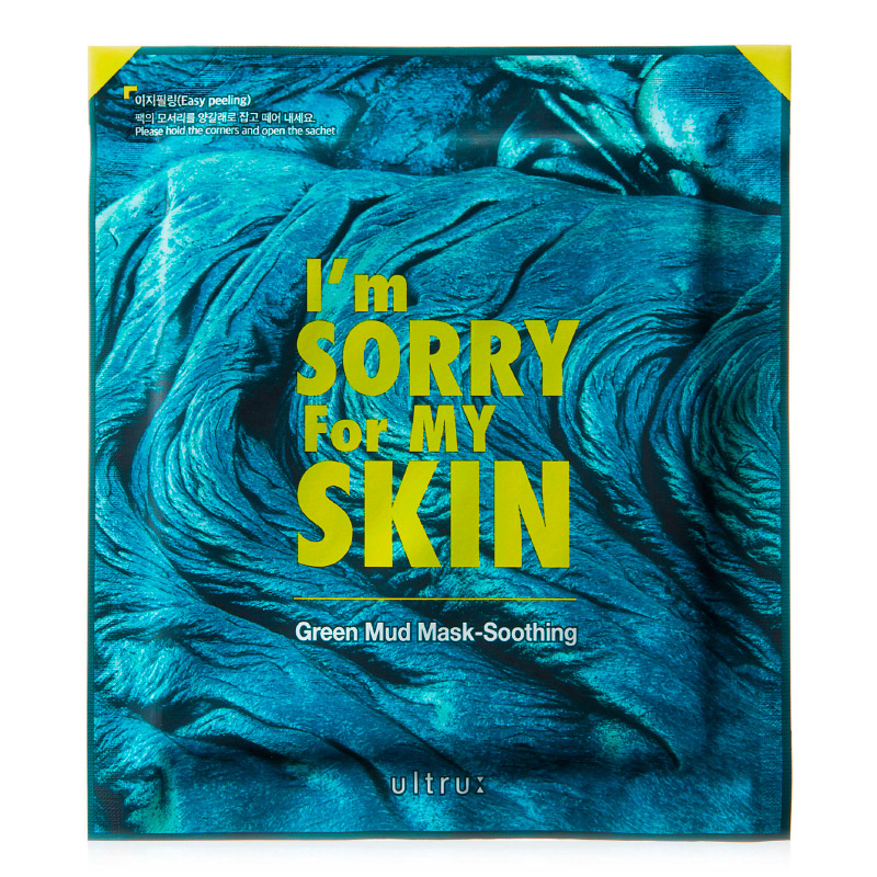 Грязевая маска для проблемной кожи I'm Sorry For My Skin Green Mud Mask-Soothing 18 гр Грязевая маска для проблемной кожи I'm Sorry For My Skin Green Mud Mask-Soothing 18 гр