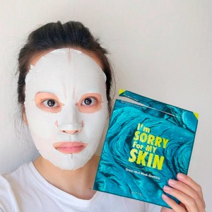 Грязевая маска для проблемной кожи I'm Sorry For My Skin Green Mud Mask-Soothing 18 гр