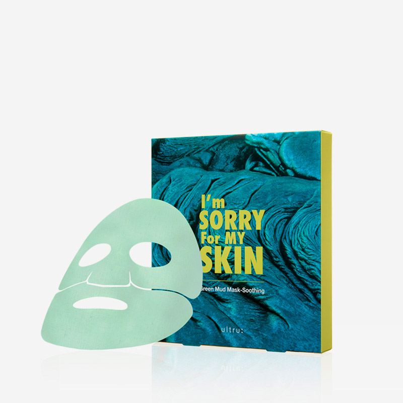 Грязевая маска для проблемной кожи I'm Sorry For My Skin Green Mud Mask-Soothing 18 гр