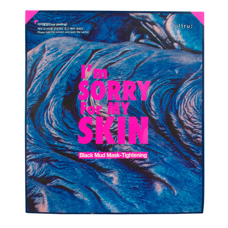 Тканевая маска с глиной для сужения пор Im Sorry For My Skin Black Mud Mask Tightening 18 гр Тканевая маска с глиной для сужения пор Im Sorry For My Skin Black Mud Mask Tightening 18 гр