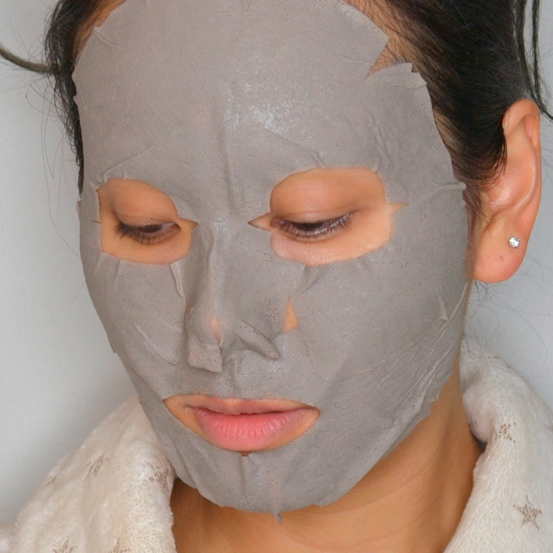 Тканевая маска с глиной для сужения пор Im Sorry For My Skin Black Mud Mask Tightening 18 гр