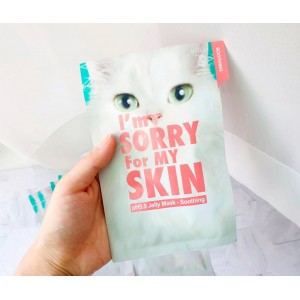 Успокаивающая тканевая маска I'm Sorry for My Skin pH5.5 Jelly Mask Soothing Cat 33 мл