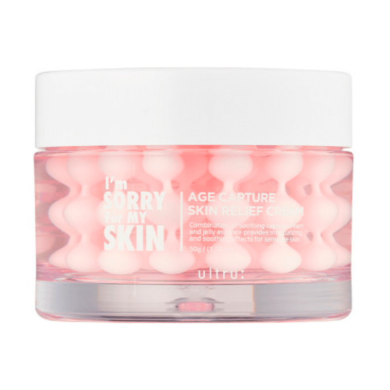 Успокаивающий капсульный крем ULTRU I'm Sorry For My Skin Age Capture Skin Relief Cream 50мл Успокаивающий капсульный крем ULTRU I'm Sorry For My Skin Age Capture Skin Relief Cream 50мл