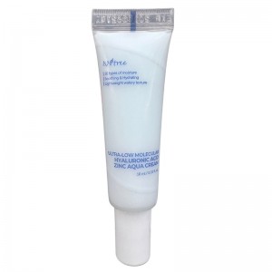 Миниатюра увлажняющего крема для сужения пор IsNtree Ultra-low Molecular Hyaluronic Acid Zinc Aqua Cream 10мл