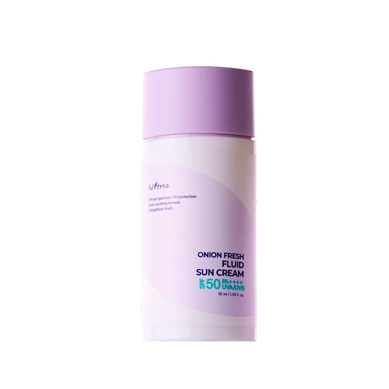 Легкий солнцезащитный крем-флюид для проблемной кожи IsNtree Onion Fresh Fluid Sun Cream SPF50 PA++++ 50мл Легкий солнцезащитный крем-флюид для проблемной кожи IsNtree Onion Fresh Fluid Sun Cream SPF50 PA++++ 50мл