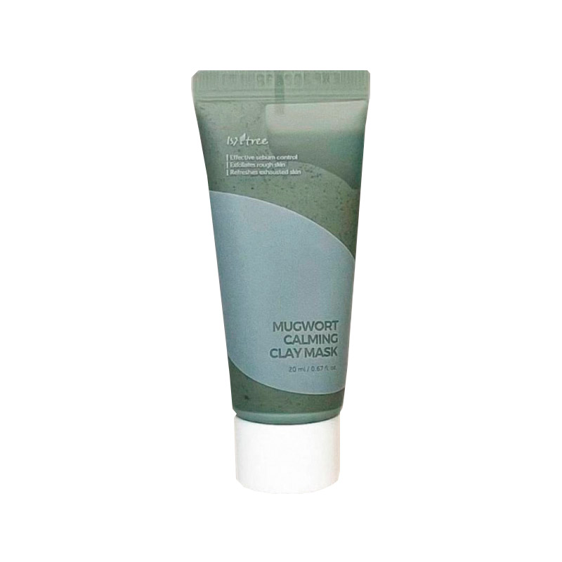 Миниатюра маски с полынью для проблемной кожи IsNtree Real Mugwort Clay Mask Mini - 20мл