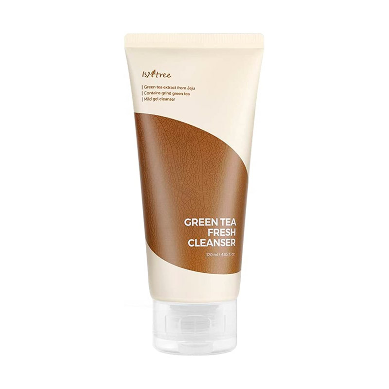 Гель-пенка для умывания с экстрактом зеленого чая IsNtree Green Tea Fresh Cleanser 120мл