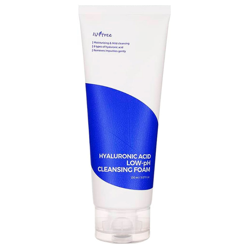 Слабокислотная пенка для умывания IsNtree Hyaluronic Acid Low-pH Cleansing Foam 150мл