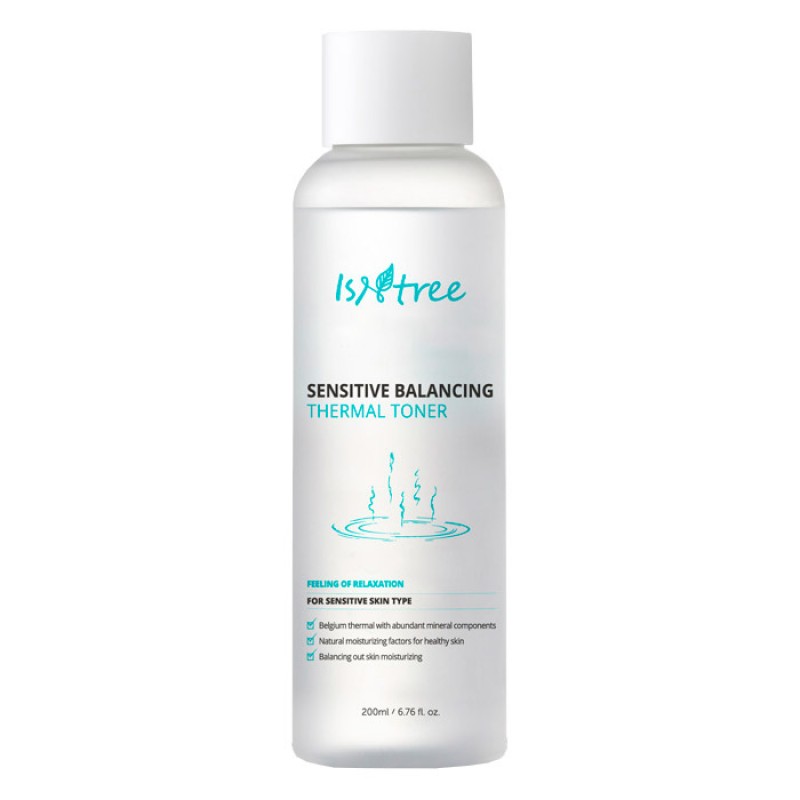Балансирующий тонер с термальной водой IsNtree Sensitive Balancing Thermal Toner - 200 мл