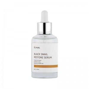 Сыворотка с муцином улитки для обновления кожи iUNIK Black Snail Restore Serum 50 мл