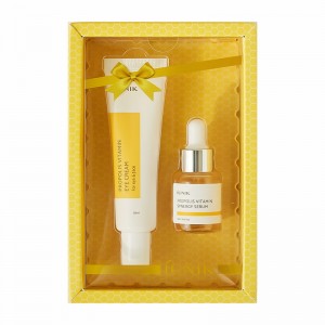 Витаминный набор с прополисом сыворотка и крем для век iUNIK Propolis Vitamin Eye Cream Set