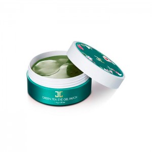 Гидрогелевые патчи с лепестками зелёного чая JAY JUN Green Tea Eye Gel Patch - 60 шт
