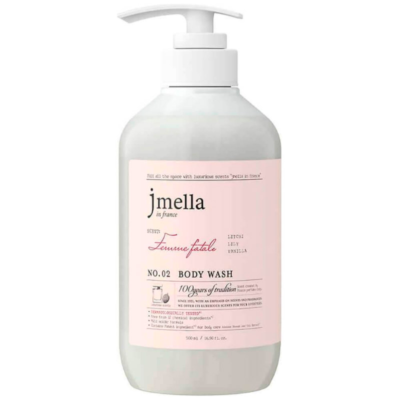 Парфюмированный гель для душа Jmella In France Femme fatale Body Wash 500мл
