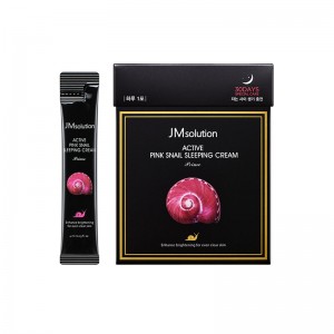 Ночной крем с муцином улитки JMSolution Active Pink Snail Sleeping Cream 4 мл