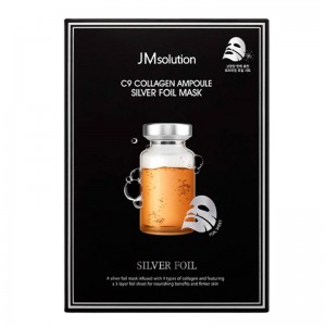 Ампульная маска с серебром и коллагеном JMsolution C9 Collagen Ampoule Silver Foil Mask 30мл 