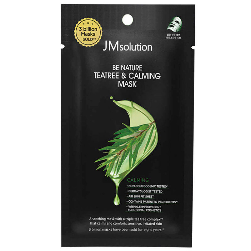 Успокаивающая маска с экстрактом чайного дерева JMsolution Be Nature Teatree Calming Mask 24мл