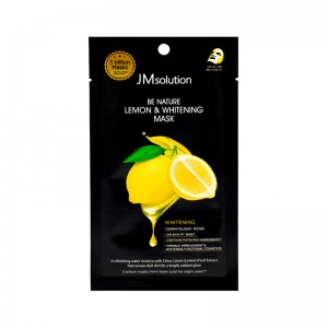 Тканевая маска с экстрактом лимона JMsolution Be Nature Lemon Whitening Mask 24 мл