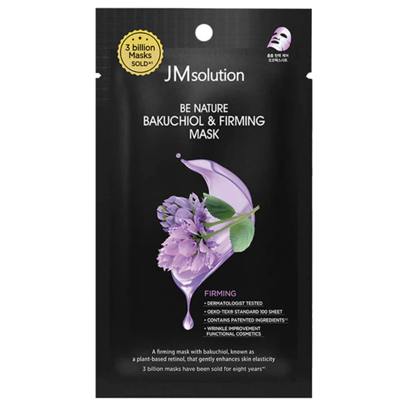Укрепляющая маска с бакучиолом JMsolution Be Nature Bakuchiol Firming Mask 24мл