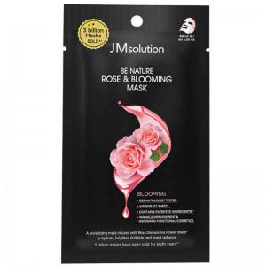 Увлажняющая маска с экстрактом розы JMsolution Be Nature Rose Blooming Mask 24мл