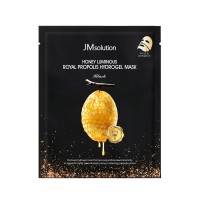 Гидрогелевая маска с прополисом JMsolution Honey Luminous Royal Propolis Hydrogel Mask Black 30мл