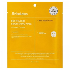 Тающая гидрогелевая маска с ниацинамидом JMsolution Bio-Vita Duo Brightening Mask 34гр