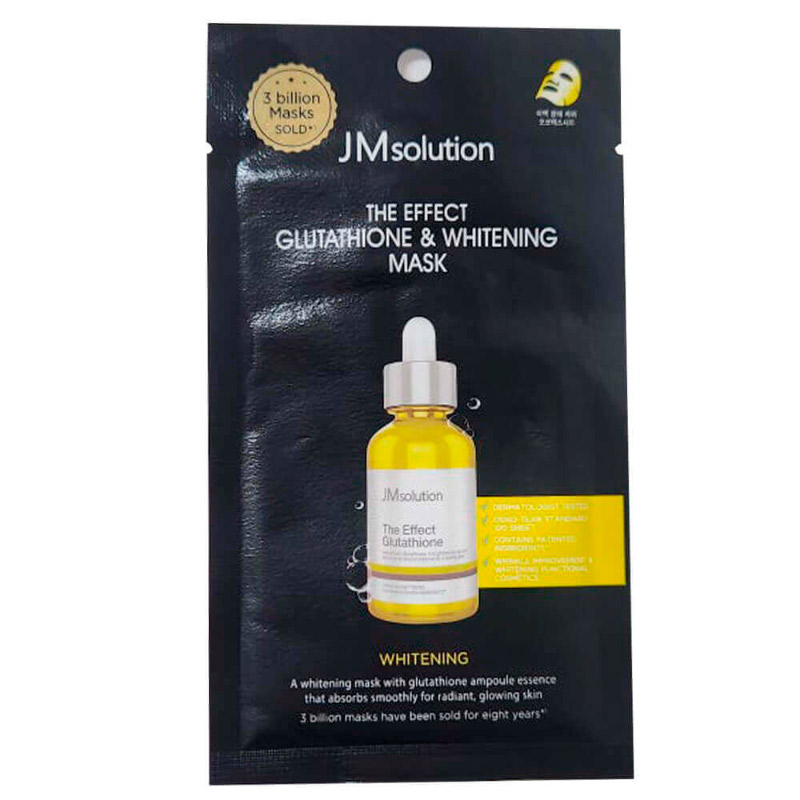 Осветляющая маска с глутатионом JMsolution The Effect Glutathione Whitening Mask 24мл