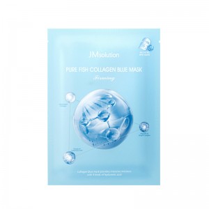 Увлажняющая маска с коллагеном для эластичности кожи JMsolution Pure Fish Collagen Blue Mask 30мл