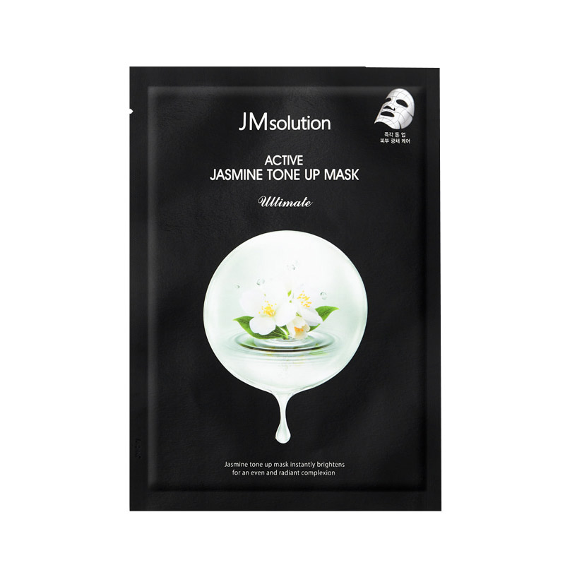 Тканевая маска для ровного тона с жасмином JM Solution Active Jasmin Tone Up Mask 30 мл