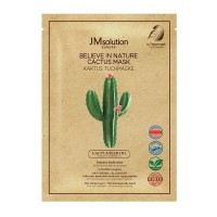 Увлажняющая тканевая маска JMSolution Europe Believe In Nature Cactus Mask 28 мл