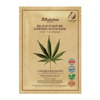 Успокаивающая тканевая маска JMSolution Europe Believe In Nature Cannabis Sativa Seed Oil Mask 28 мл