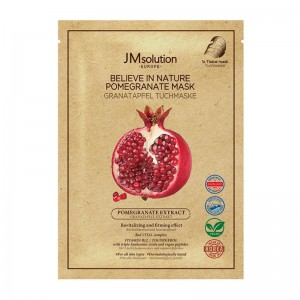 Питательная тканевая маска JMSolution Europe Believe In Nature Pomegranate Mask 28 мл