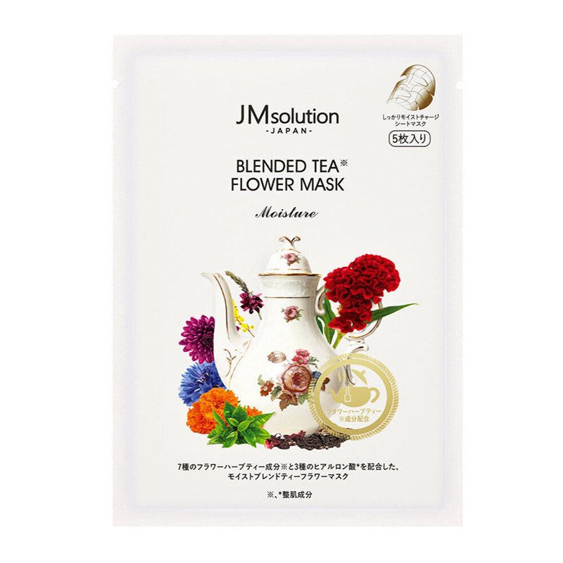 Увлажняющая тканевая маска JMSolution Japan Blended Tea Flower Mask Moisture 33 мл