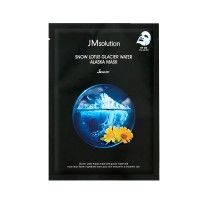 Отшелушивающая тканевая целлюлозная маска с лотосом JM Solution Snow Lotus Glacier Water Alaska Mask 30 мл